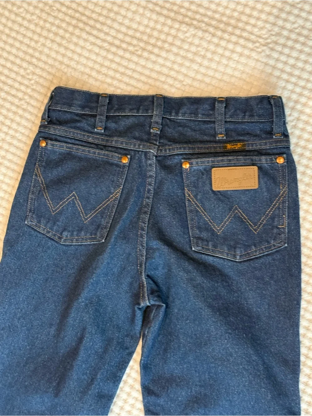 Wrangler Men's Deep Indigo Straight Jeans